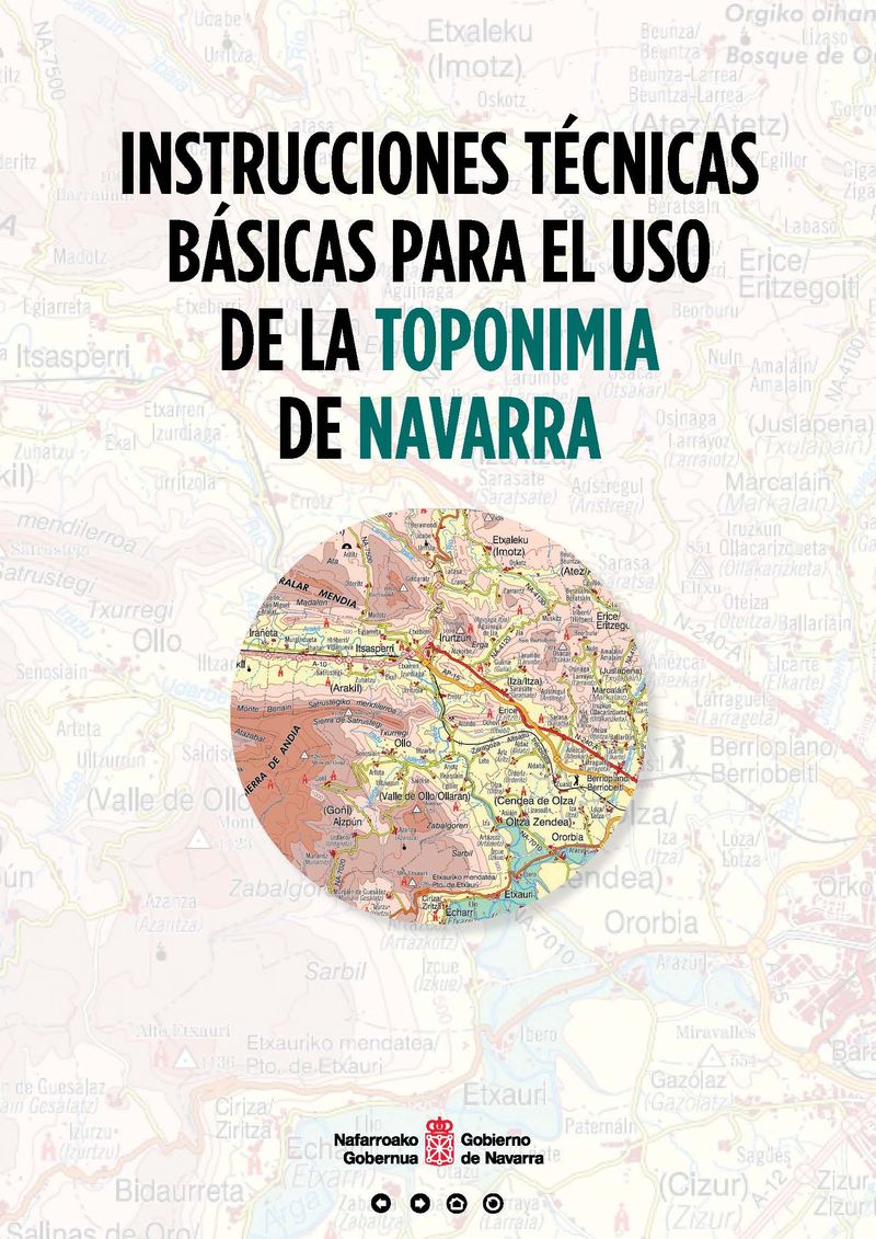 Instrucciones técnicas básicas para el uso de la toponimia de Navarra