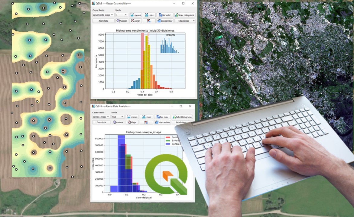 Abierta la campaña para el desarrollo del plugin de QGIS «raster-data-analisis»