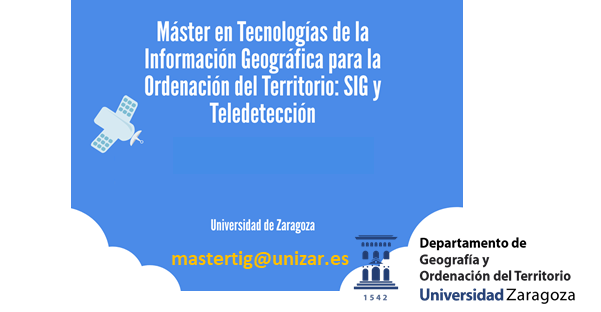 Imagen decorativa del Máster Universitario en Tecnologías de la Información Geográfica para la Ordenación del Territorio: SIG y Teledetección de la Unizar