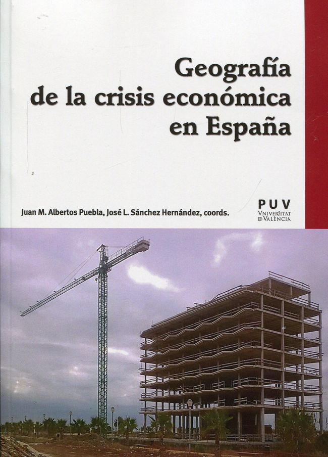 Portada Geografía de la crisis económica en España