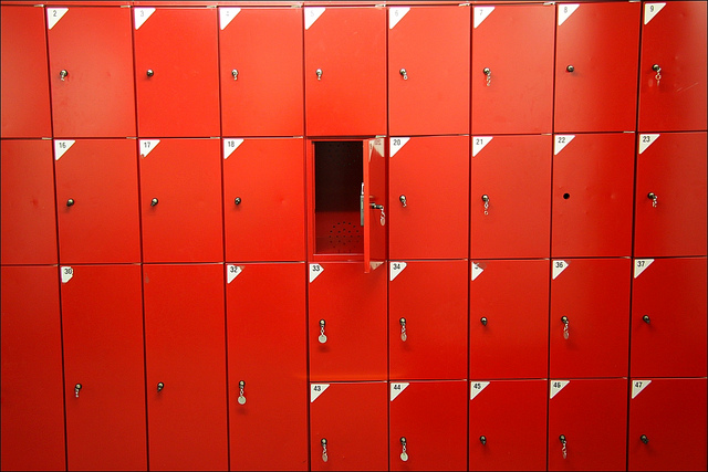 Open lock box at the Senckenberg Museum in Frankfurt am Main; Foto por Rupert Ganzer Open lock box at the Senckenberg Museum in Frankfurt am Main; Foto por Rupert Ganzer