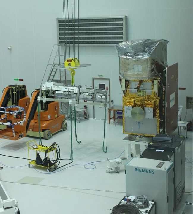 Sentinel 2A, listo y a la espera. Foto cortesía de la ESA