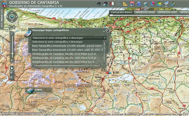 Visor Información Geográfica Cantabria